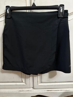 Freely Black Drawstring Athletic Skirt